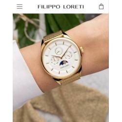 Filippo Loreti Venice Moonphase Gold Mesh