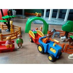 Playmobil 123 grote dierentuin 6754 compleet