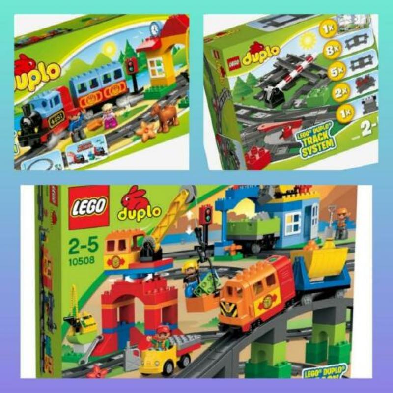 ?? Super groot pakket duplo treinen, 3 sets! Ik