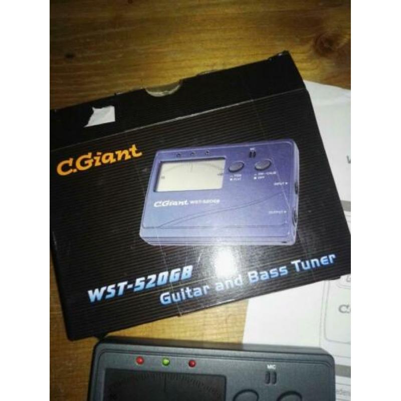 Gitaar stemmer C.Giant WST-520GB Guiter Bass Tuner