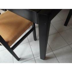 Van het merk Topform mooie tafel 120 x 90 + 4 stoelen