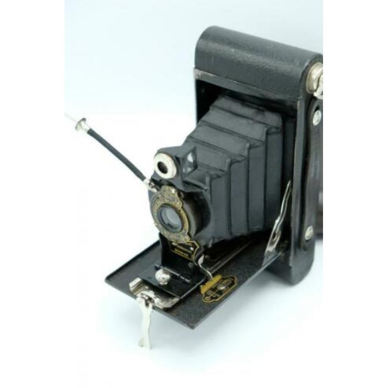 Antieke kodak no 2 folding autographic brownie camera