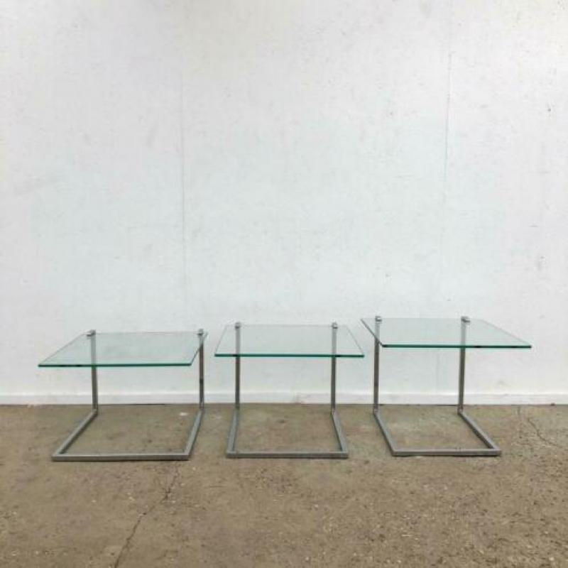 Vintage design salontafels nesting tables, jaren 60 70 retro