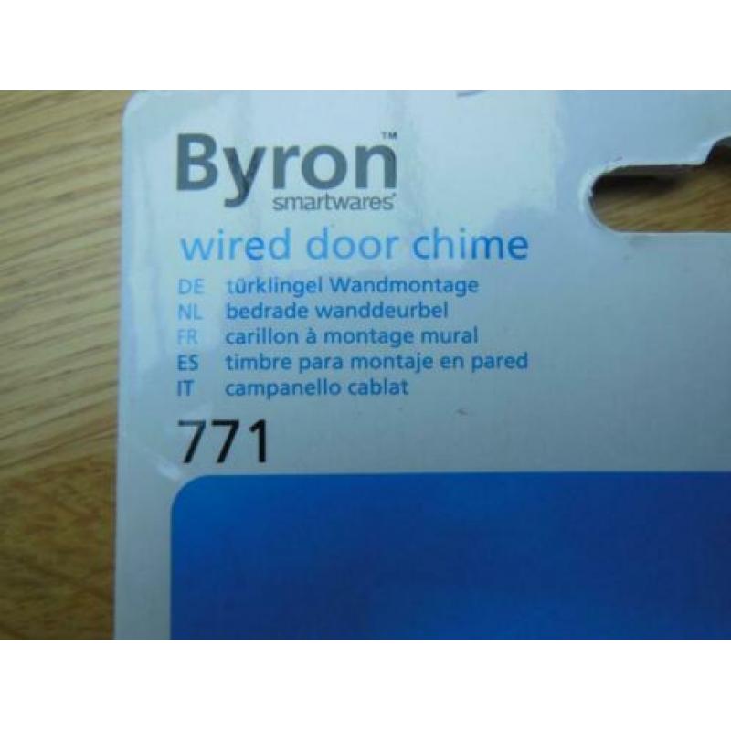 Byron bedrade wand deurbel