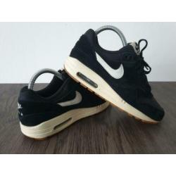 Nike Air Max 1 GS Black Sail Gum Light Brown maat 37.5