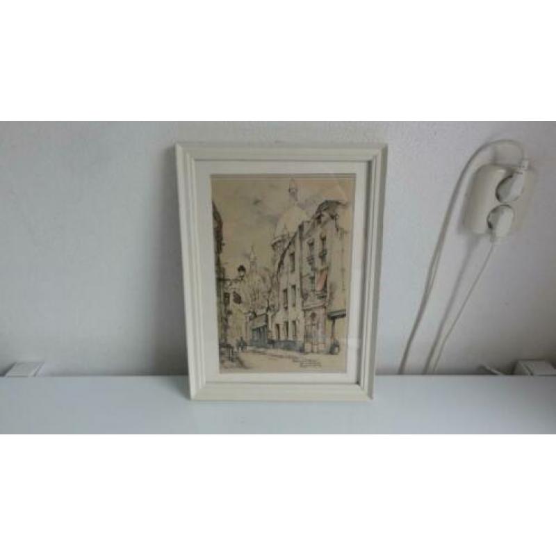 Litho Rue de Chevalier de la barre, Jan Korthals E