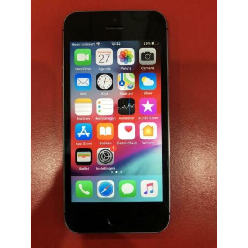 iPhone 5S 16GB Zwart met lader