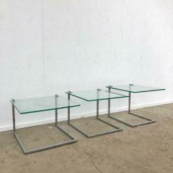 Vintage design salontafels nesting tables, jaren 60 70 retro