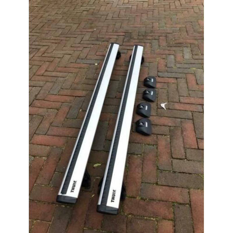 Thule dakdragers wingbar, voor roofrails, outlander