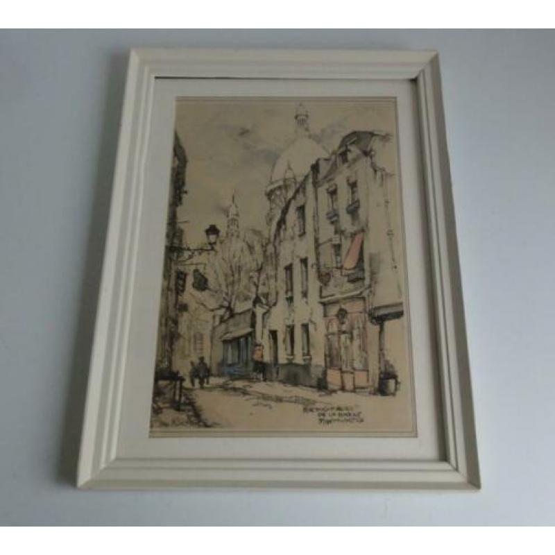 Litho Rue de Chevalier de la barre, Jan Korthals E