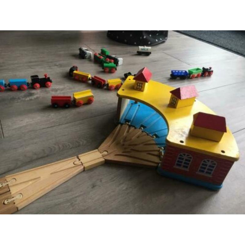 Houten treinbaan brio etc