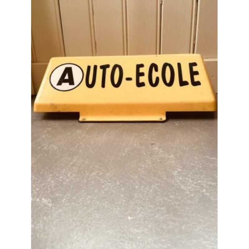 L-bord autorijschool magneet bord Vintage Frans Oldtimer