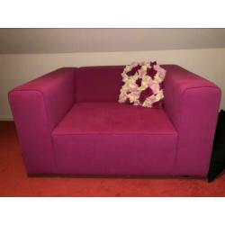 Fauteuil/Loveseat roze