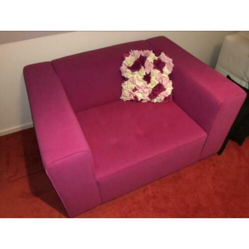 Fauteuil/Loveseat roze