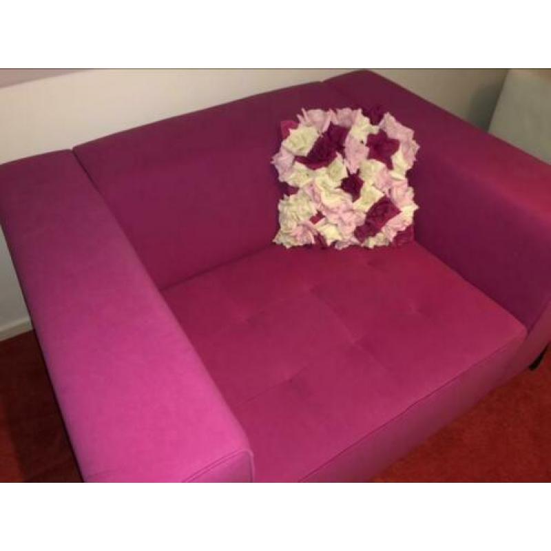 Fauteuil/Loveseat roze