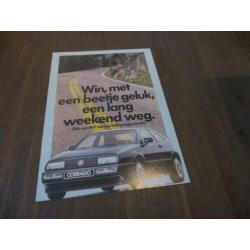 Oude Volkswagen folders (Golf, Polo en Corrado)