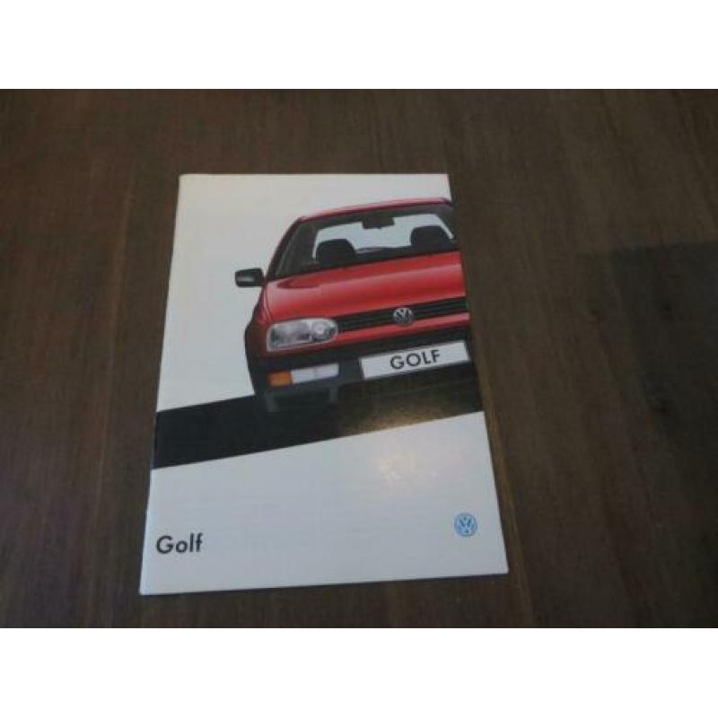 Oude Volkswagen folders (Golf, Polo en Corrado)