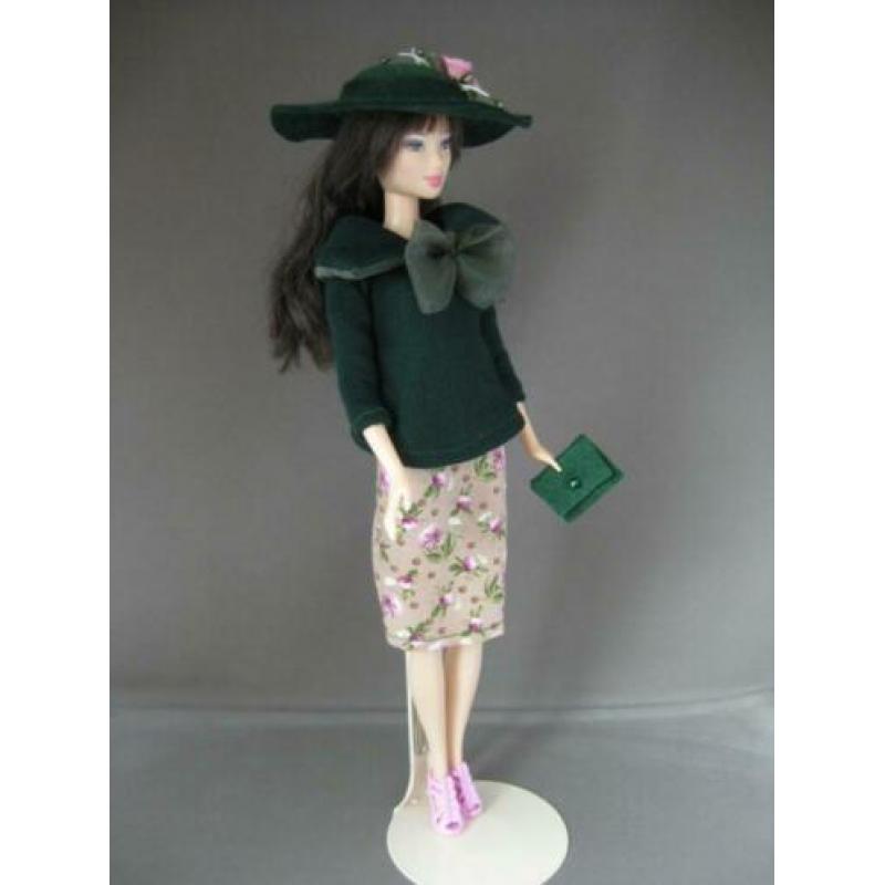 Barbie kleding / Kleertjes Emerald Bow