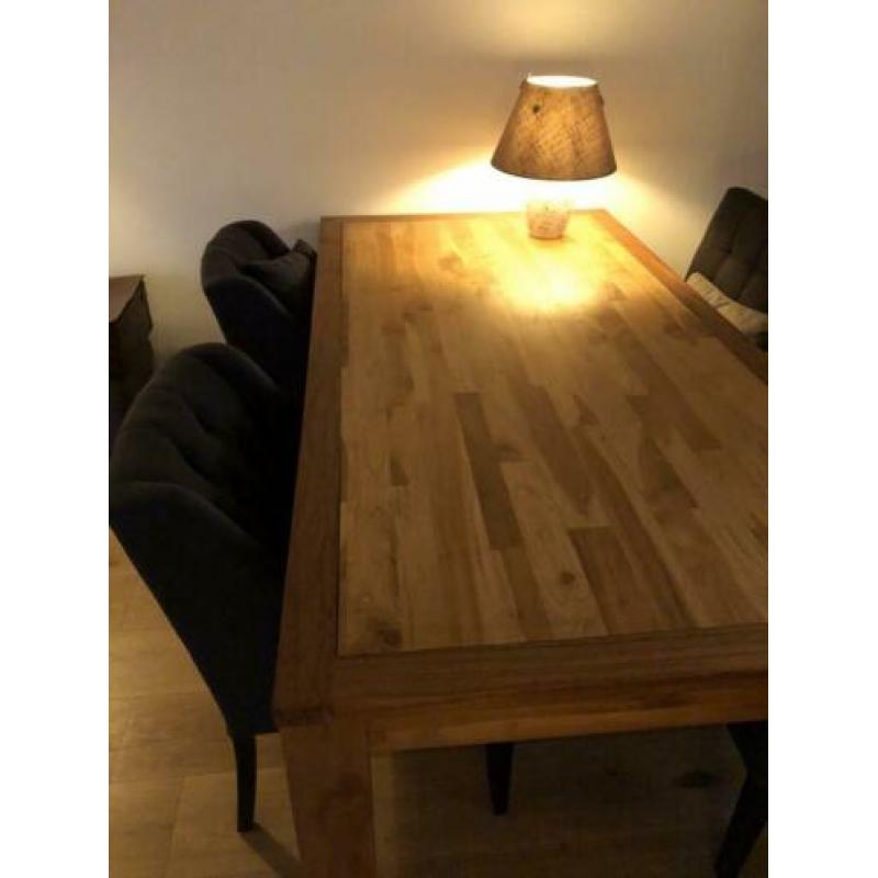 Teak eettafel