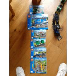 Lego trein met rails