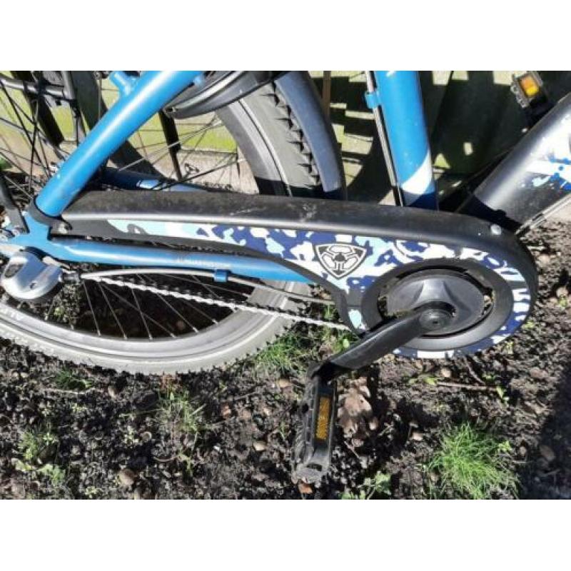 Jongensfiets 24 inch Alpina Yabber blauw