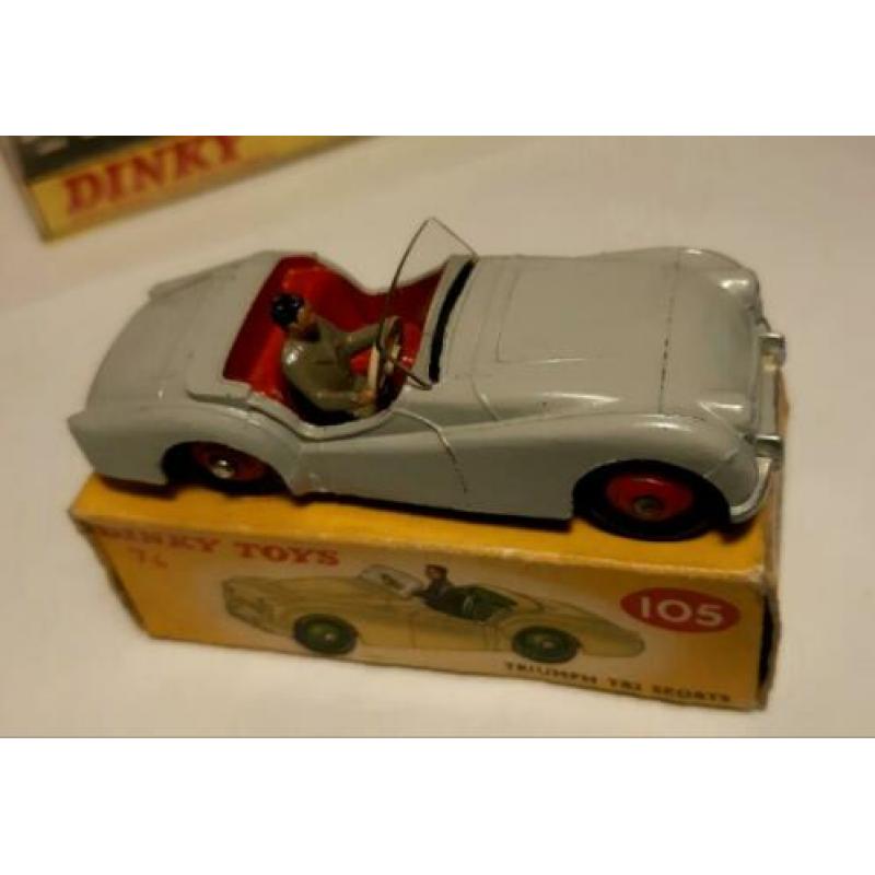 Dinky Toys, GB, # 105, Triumph TR2 sports, nm/boxed