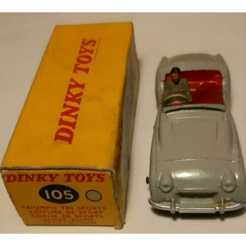 Dinky Toys, GB, # 105, Triumph TR2 sports, nm/boxed