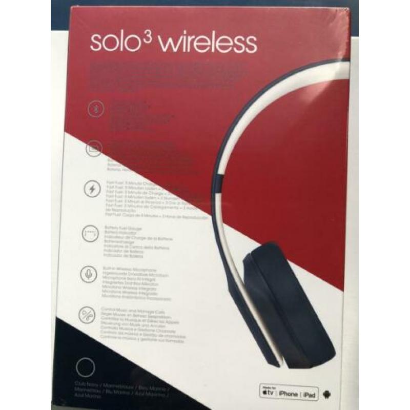 Gloednieuwe Beats Solo3 Wireless koptelefoon Club Edition