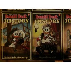 Donald Duck History pockets compleet 1 t/m 8