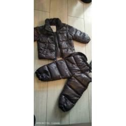 Moncler ski pak skipak jas met broek maat 86 zgan