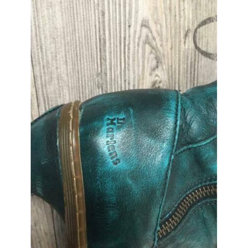 Dr. Martens groen/blauwe laarzen maat 38