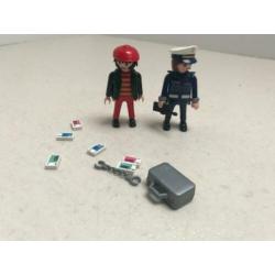 Playmobil 4268 politie met bankrover