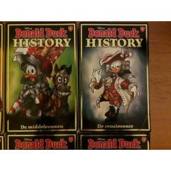 Donald Duck History pockets compleet 1 t/m 8