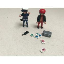 Playmobil 4268 politie met bankrover