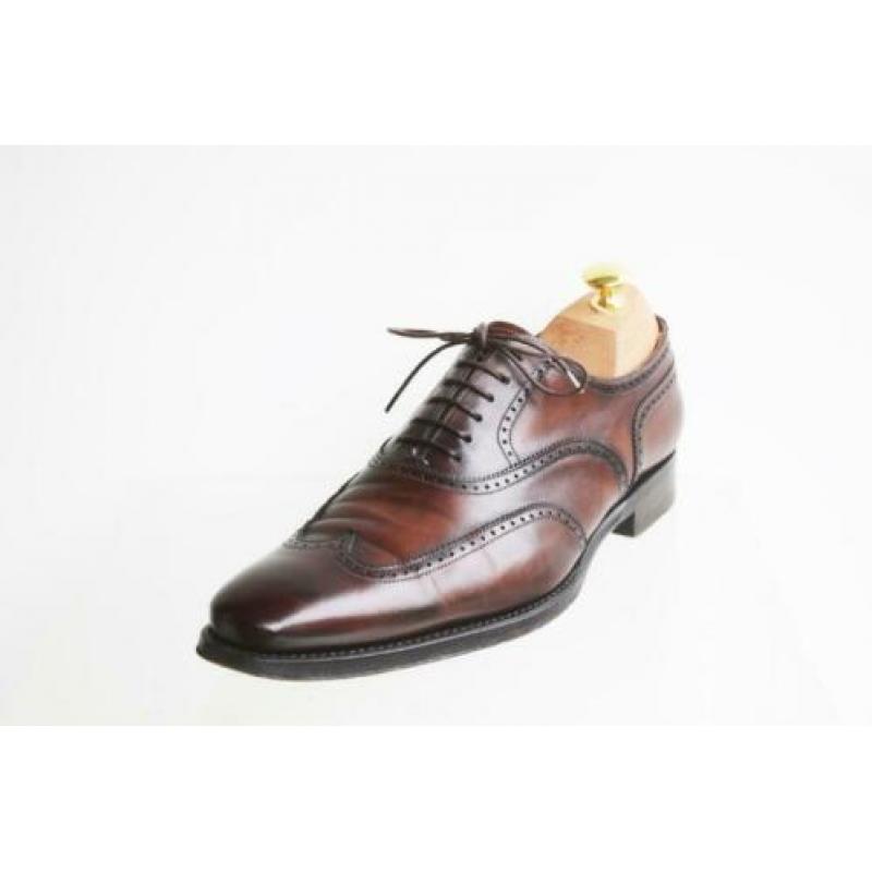 Excellente Top! Santoni wingtip brogues in 7.5 F = maat 41.5