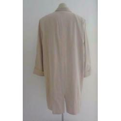 Beige robe van 100% zijde van Edgar Vos