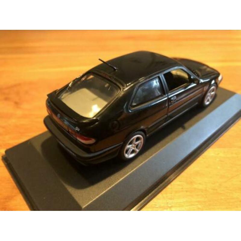 Saab 9.3 viggen, black, minichamps