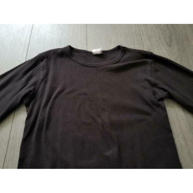 HERE THERE zwarte top/ longsleeve maat 134/140 (PB236)