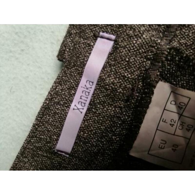 New! Without tags Xanaka Size 40 Smart trouser Grey Cropped