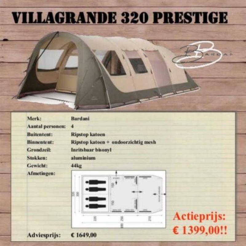 Tent Bardani Villagrande 320 Prestige