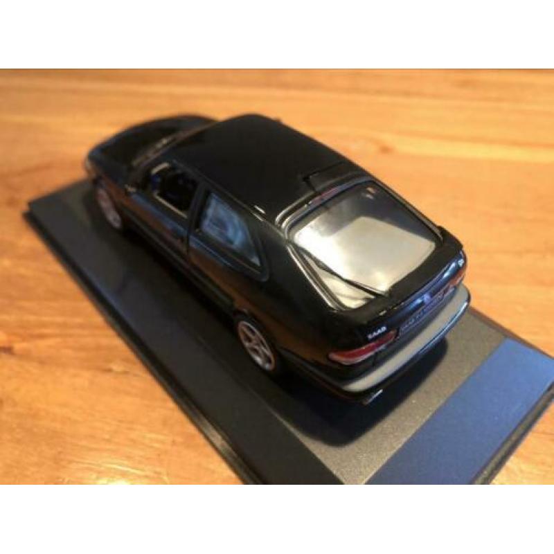 Saab 9.3 viggen, black, minichamps