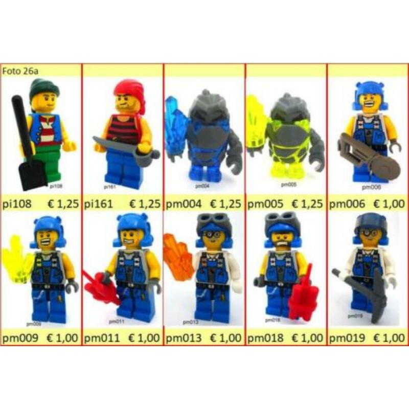 Lego poppetjes - Minifiguren vanaf € 1,00 per stuk - 3Mf280