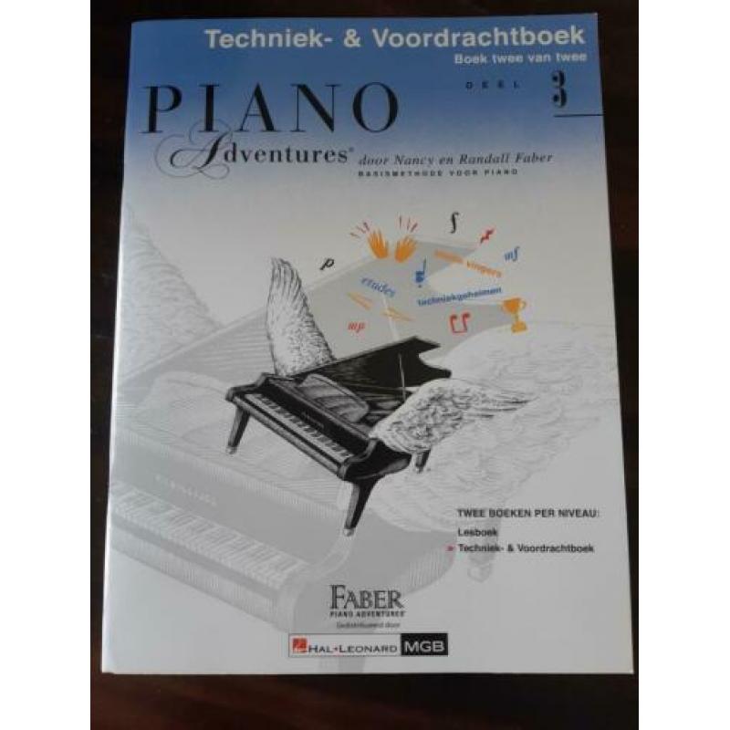 Piano Adventure deel 3 boek 1 en 2