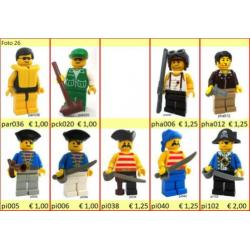 Lego poppetjes - Minifiguren vanaf € 1,00 per stuk - 3Mf280