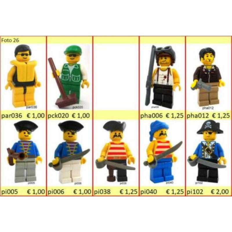 Lego poppetjes - Minifiguren vanaf € 1,00 per stuk - 3Mf280