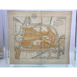 ?? Plattegrond (Gebruikt) | Franeker | ANWB | Jaren 30 | #2