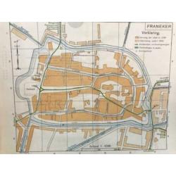 ?? Plattegrond (Gebruikt) | Franeker | ANWB | Jaren 30 | #2