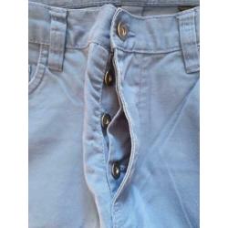 H&M pantalon felblauw maat L