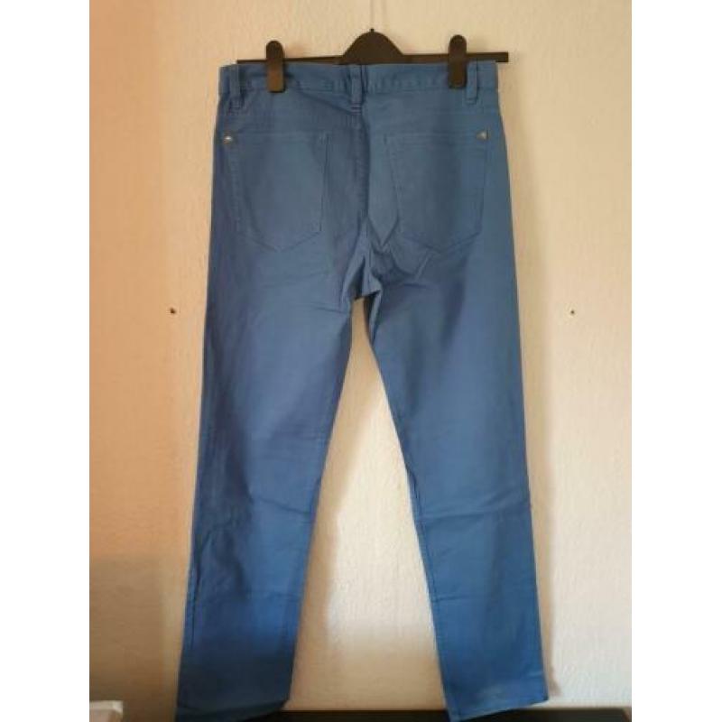 H&M pantalon felblauw maat L