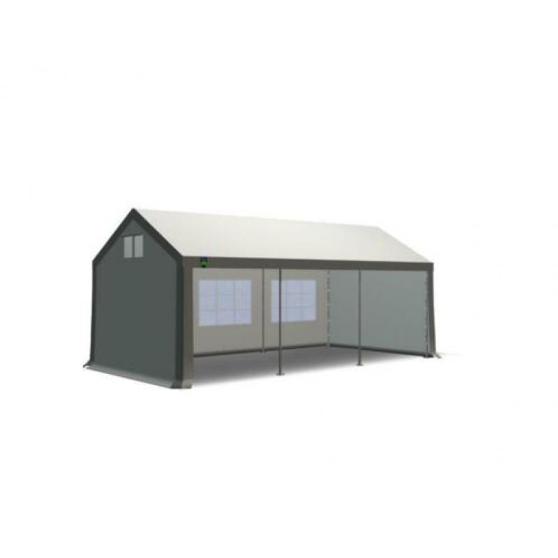 Partytent 4x6 m PE Wit-Grijs | Partytent-Online